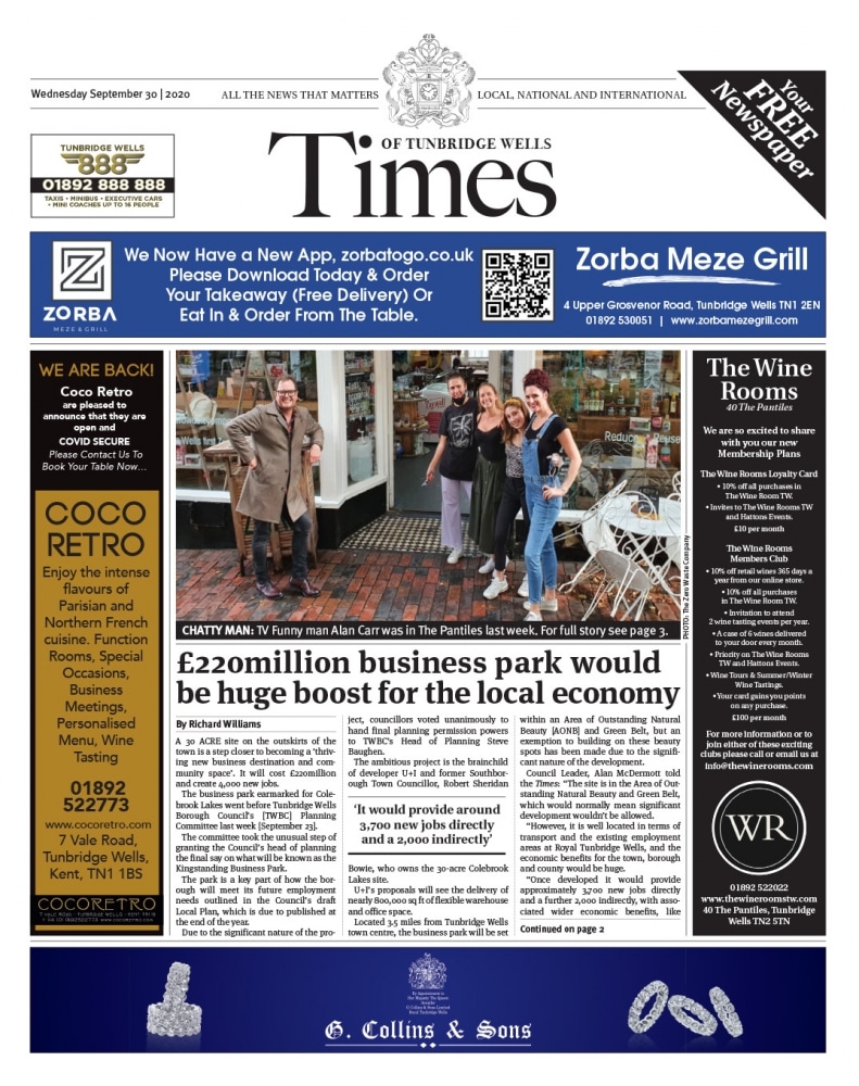 Read The Times of Tunbridge Wells 30th September 2020